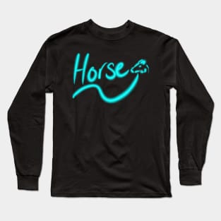 Glow Horse Long Sleeve T-Shirt